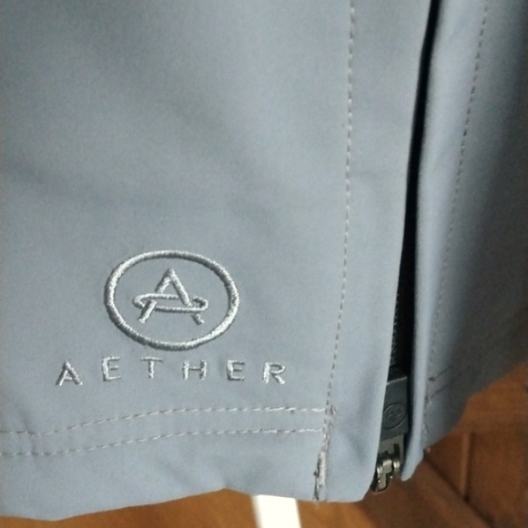 Aether Women's Hooded Anorak Jacket Lifetime Guarantee Size 1 Grey Excellent - Picture 5 of 12